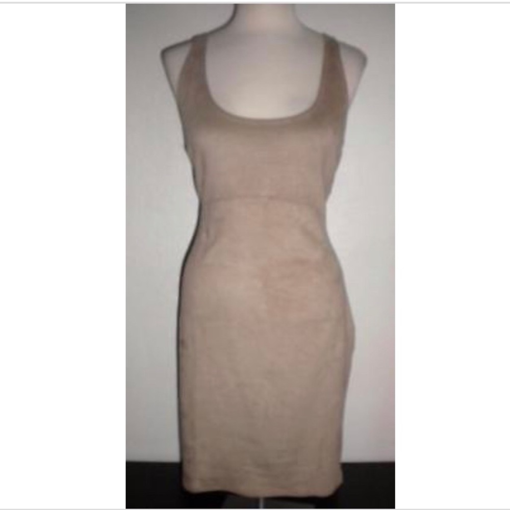 Philosophy Faux Suede Sleeveless Dress